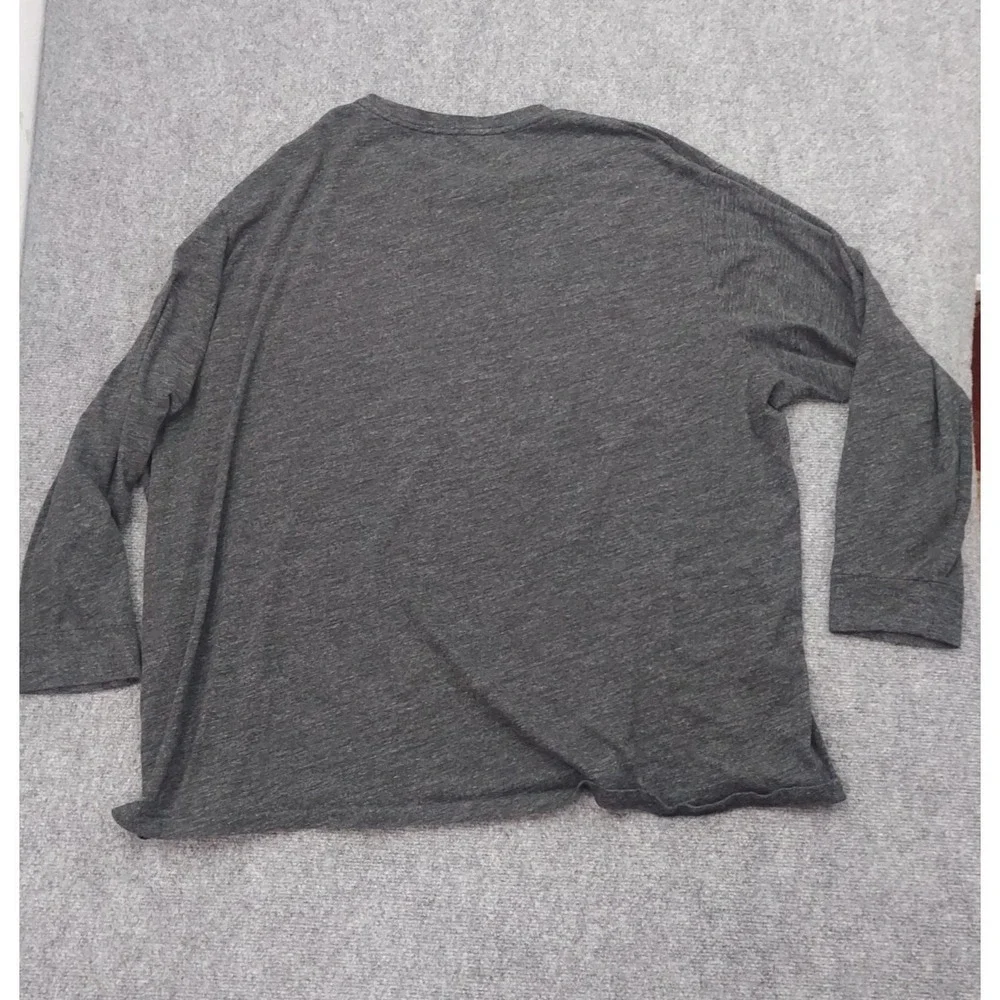 Polo Ralph Lauren Shirt Mens 5XL Gray Pony Long Sleeve Tee Pullover Crew Neck